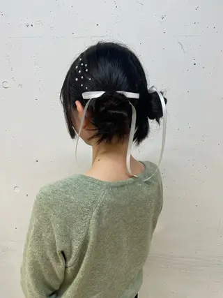 ロング カラー ヘアアレンジ 髪質改善/縮毛/新宿 🫧SUZUKA🫧のヘアスタイル