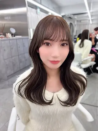 ロング カラー 名古屋/縮毛矯正/ 島原　由璃のヘアスタイル