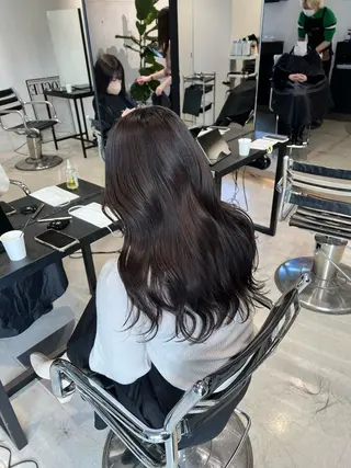 ロング カラー レイヤー/透明感 カラー🌿KANTAのヘアスタイル