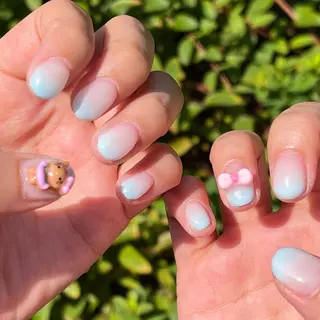 ネイル ココナッツネイル 研修のネイルデザイン