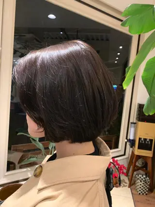 ショート カラー 似合わせカラー/艶 髪質改善/ヨシザキのヘアスタイル