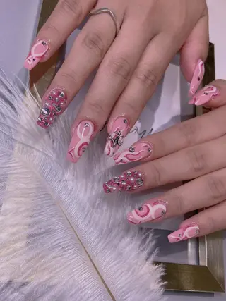 ネイル 長さだし専門店 M2　rikaのネイルデザイン