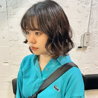 ミディアム パーマ 🌿レイヤーボブ/パ ーマ🌿　木梨健太のヘアスタイル