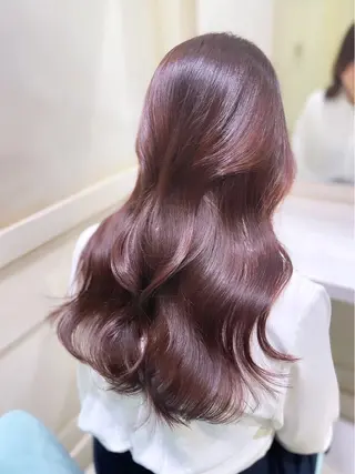 ロング カラー ハイトーン/ブリーチ 💙みずき💙のヘアスタイル