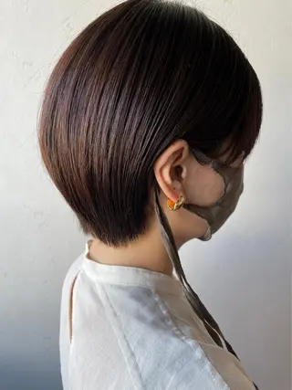 ショート とみ ながのヘアスタイル