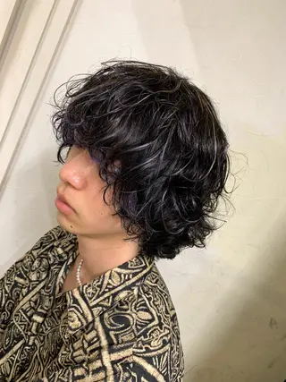 パーマ メンズ [渋谷美容師] 玲弥のヘアスタイル
