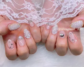 ネイル 23時まで❤︎韓国、 ワンホンネイルのネイルデザイン