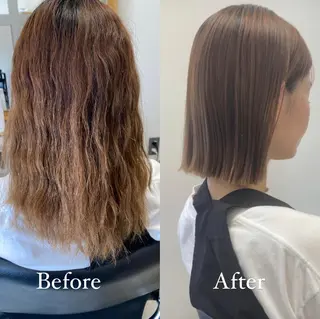 ミディアム THE DAY所属・AKI HASHIMOTOのヘアスタイル