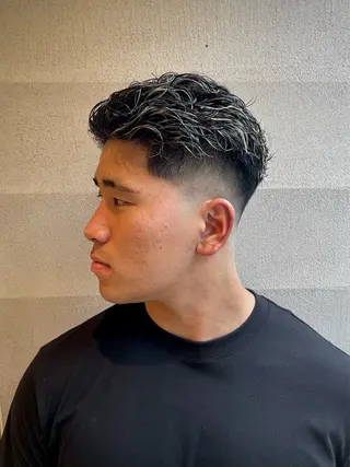 ショート パーマ 【再現性120%】 🔥龍也リュウヤ🔥のヘアスタイル