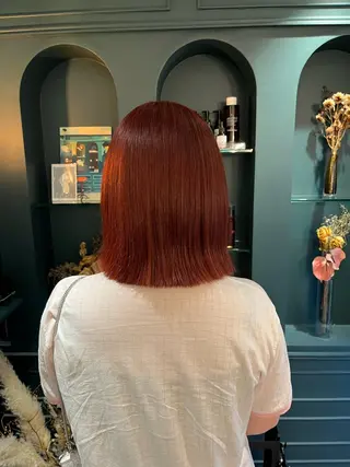 ミディアム カラー 🌻暖色カラー🌻 sakuraのヘアスタイル