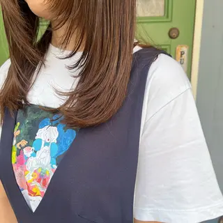 セミロング カラー 🌱洒落てるパーマ 🌱ショート/緒方椋のヘアスタイル