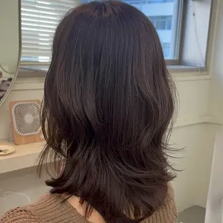 ミディアム link by urban.所属・名古屋駅【透明感 カラー】hinanoのヘアスタイル