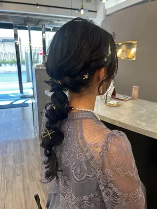 ヘアアレンジ ブリーチ／ヘアセット 🪞🌙minamiのヘアスタイル