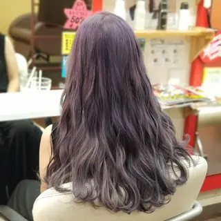 カラー ロング 植田 /エクステ /ブリーチ/髪質改善のヘアスタイル