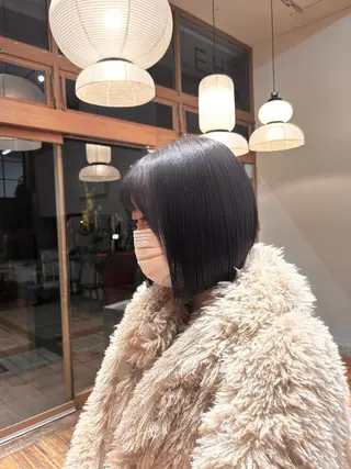 ショート カラー IO【イオ】ブリーチ／ダブルカラー/髪質改善/ケアブリーチ/ハイトーン／長野市／長野駅所属・木藤 優杏のヘアスタイル