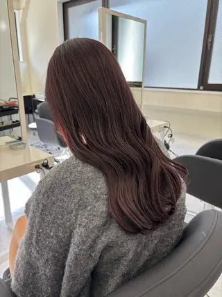 ロング カラー Ayano‪‪🎀似 合わせ×透明感🎀のヘアスタイル