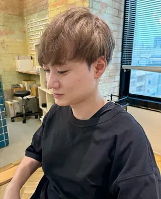 ショート カラー メンズ 増井 彩乃のヘアスタイル