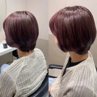 ショート カラー 佐野 えり奈のヘアスタイル