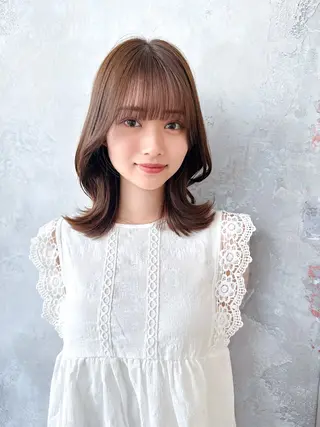 ミディアム 新宿/レイヤー/ amu🫧のヘアスタイル