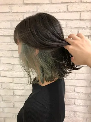 ミディアム カラー HAUS 片山みほのヘアスタイル