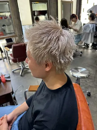 ショート カラー メンズ サロンドミルク 原宿のヘアスタイル