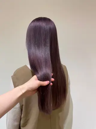 ロング カラー キラ🌟 艶感color🎀のヘアスタイル
