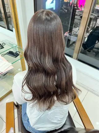 ロング カラー ハイトーンカラー 🤍🫧 長井 律のヘアスタイル