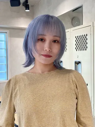 ショート カラー ダブルカラー ブリーチ/kaitoのヘアスタイル