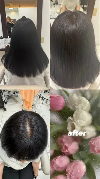 カラー 小達 陽菜のヘアスタイル