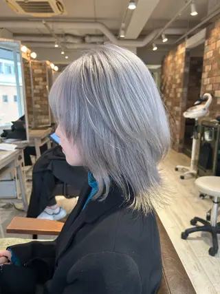 カラー 韓国風／ハイトーン 砂原洋介のヘアスタイル