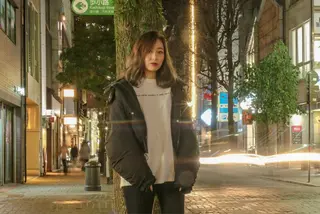 ミディアム カラー 永野 成知のヘアスタイル