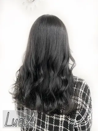 ロング カラー ヘアアレンジ LuciA/エクステ カラーのヘアスタイル