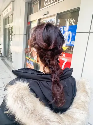 ロング ヘアアレンジ SHANTi 飯塚 ヘアセット/髪質改善のヘアスタイル