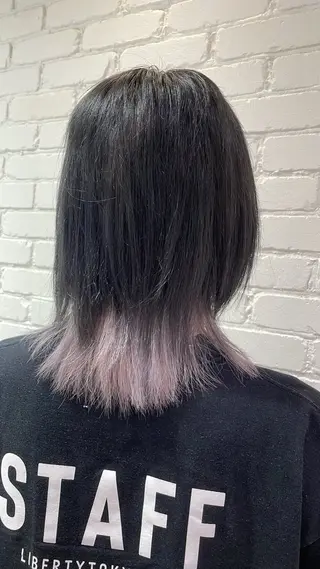 ミディアム カラー VANCOUNCIL春日井所属・春日井/ハイトーン /高発色カラー/中村のヘアスタイル