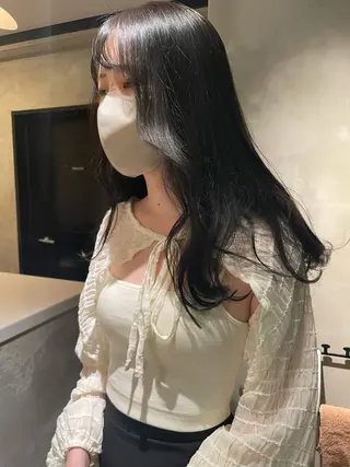 ロング カラー classic 新横浜所属・大人girly🛋️ 🤍yukakoのヘアスタイル