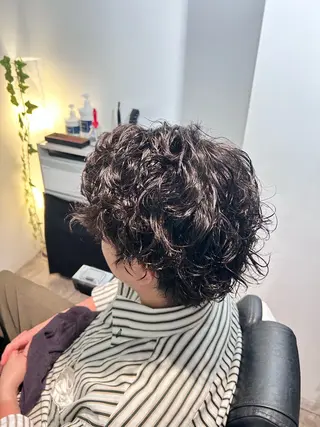 ショート パーマ メンズ FRISEUR/山本 美芽のヘアスタイル