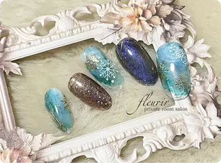 ネイル フルリール 【プライベートサロンのネイルデザイン