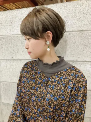 ショート カラー ノグチ ユウキ/ボブのヘアスタイル