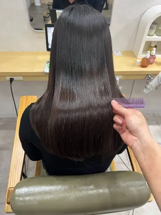 セミロング 髪質改善/レイヤー/ ボブ/磯野史歩のヘアスタイル