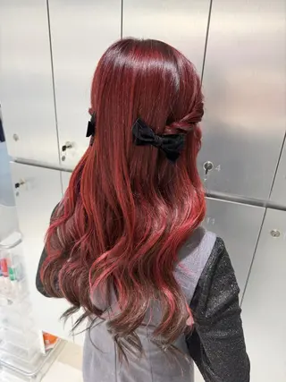 ヘアアレンジ ヘアセット🎀耳つぼ 👂💎MONAMIのヘアスタイル