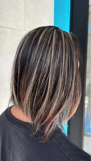 セミロング カラー メンズ 湘南のパーマ職人 🔥清水琉葵🔥のヘアスタイル