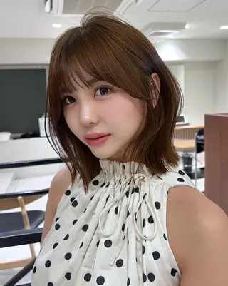 ショート カラー ボブ/レイヤーカット /表参道 yunaのヘアスタイル