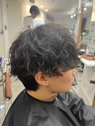 パーマ メンズ 原宿 フェザーパーマ fifth イノウエのヘアスタイル