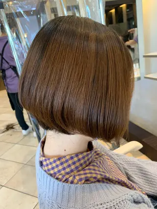 ショート カラー パーマ&髪質改善職人 稲本　来耶のヘアスタイル