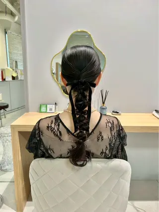 透明感カラー/マツ エクrisa🎀🫧のヘアスタイル