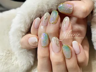 ネイル フルリール 【プライベートサロンのネイルデザイン