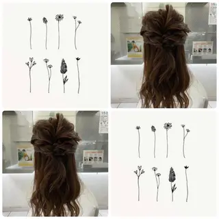 ロング ヘアアレンジ benji所属・Hamatsu Misakiのヘアスタイル