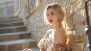 カラー 束感まつぱ🥑🤍 NATUKI🤍のマツエク・マツパデザイン