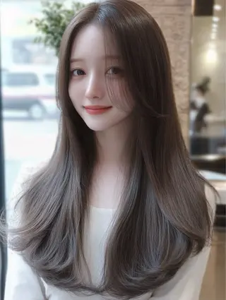 セミロング カラー lafit香椎所属・優作 【香椎カラー特化】のヘアスタイル