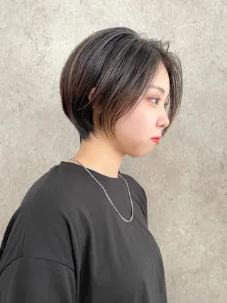 ショート cinq所属・ハイライトカラー ❤︎hirokoのヘアスタイル